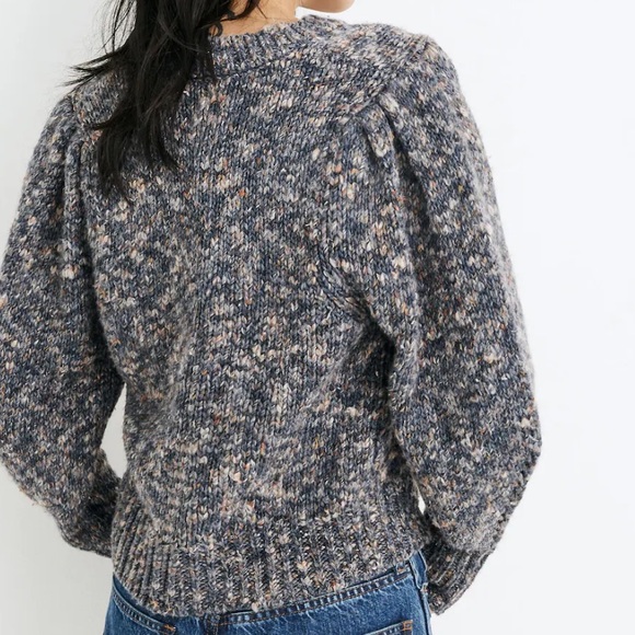New Madewell Pleat-Shoulder Pullov Sweater XS - Picture 2 of 9